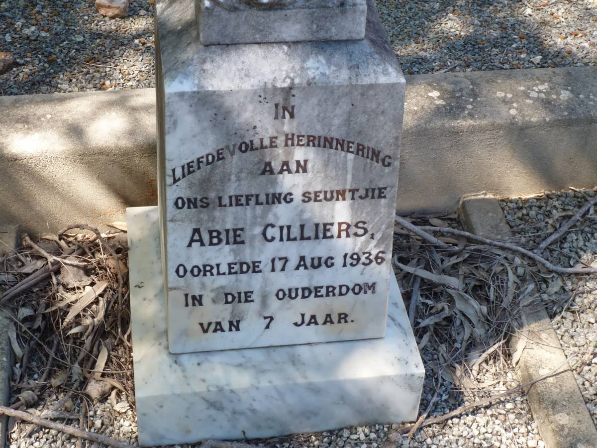 CILLIERS Abie -1936