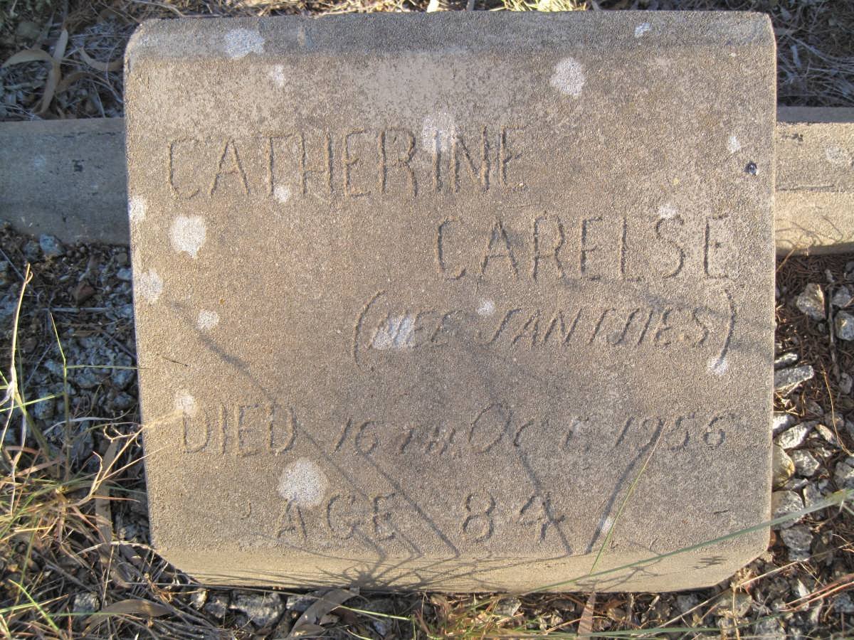 CARELSE Catherine nee JANTJIES -1956