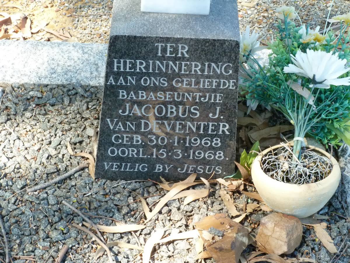DEVENTER Jacobus J., van 1968-1968