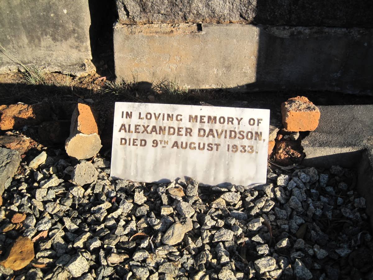 DAVIDSON Alexander -1933