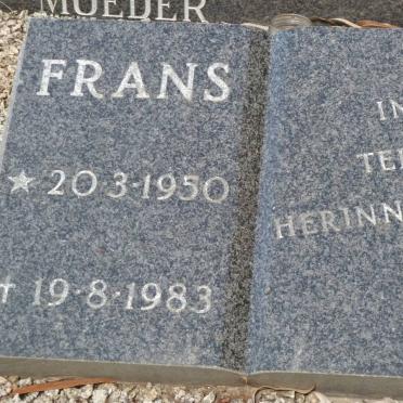 DOOGE Gerrit J.O. 1903-1978 &amp; Sophia J. JOUBERT 1909-1968 :: DOOGE Frans 1950-1983