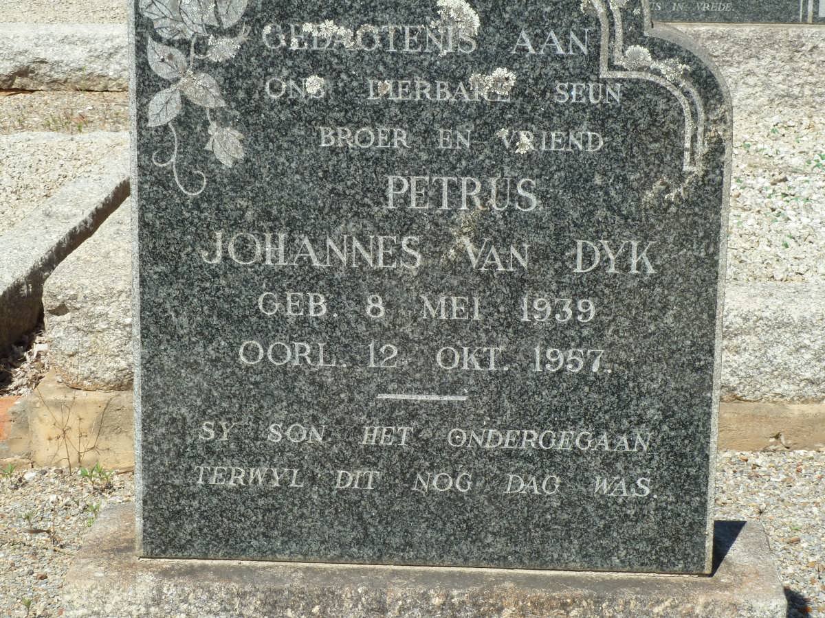 DYK Petrus Johannes, van 1939-1957