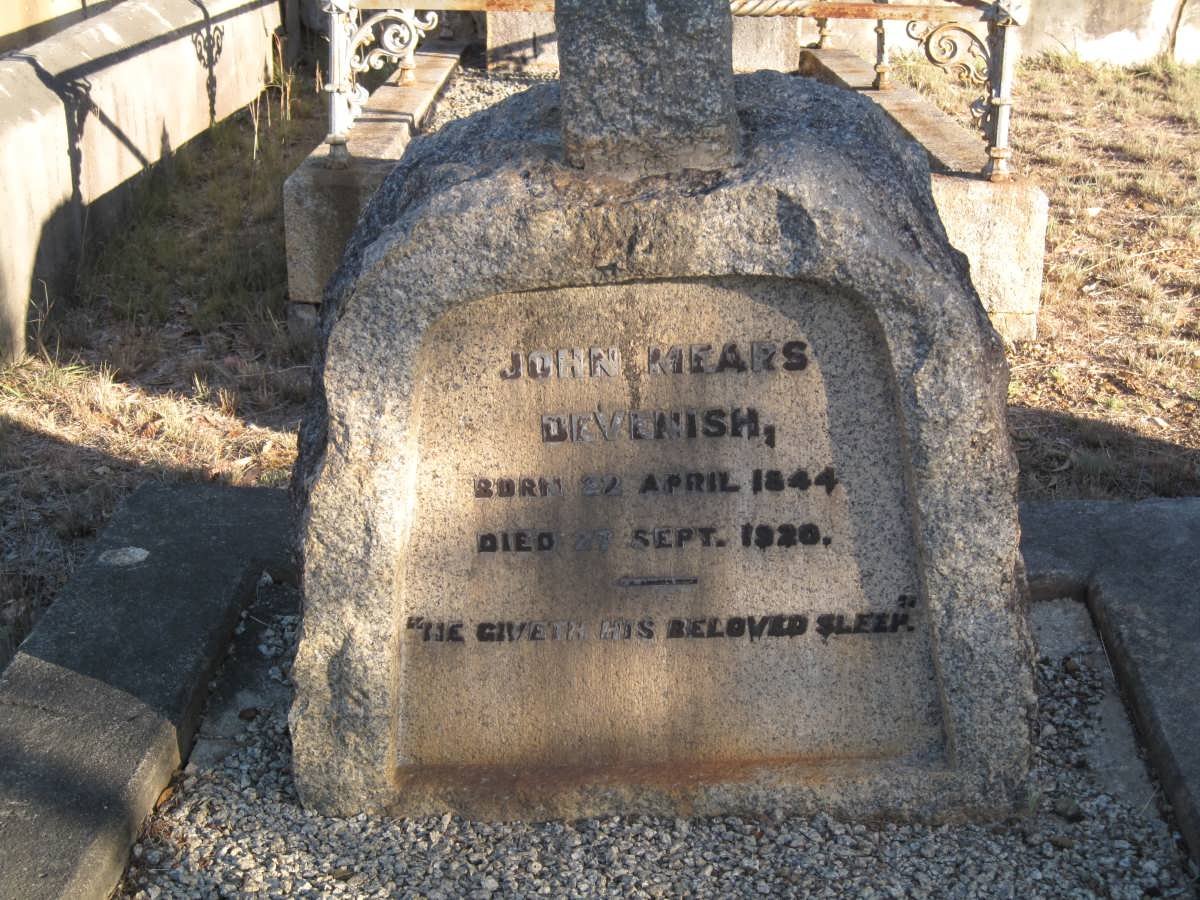 DEVENISH John Mears 1844-1920