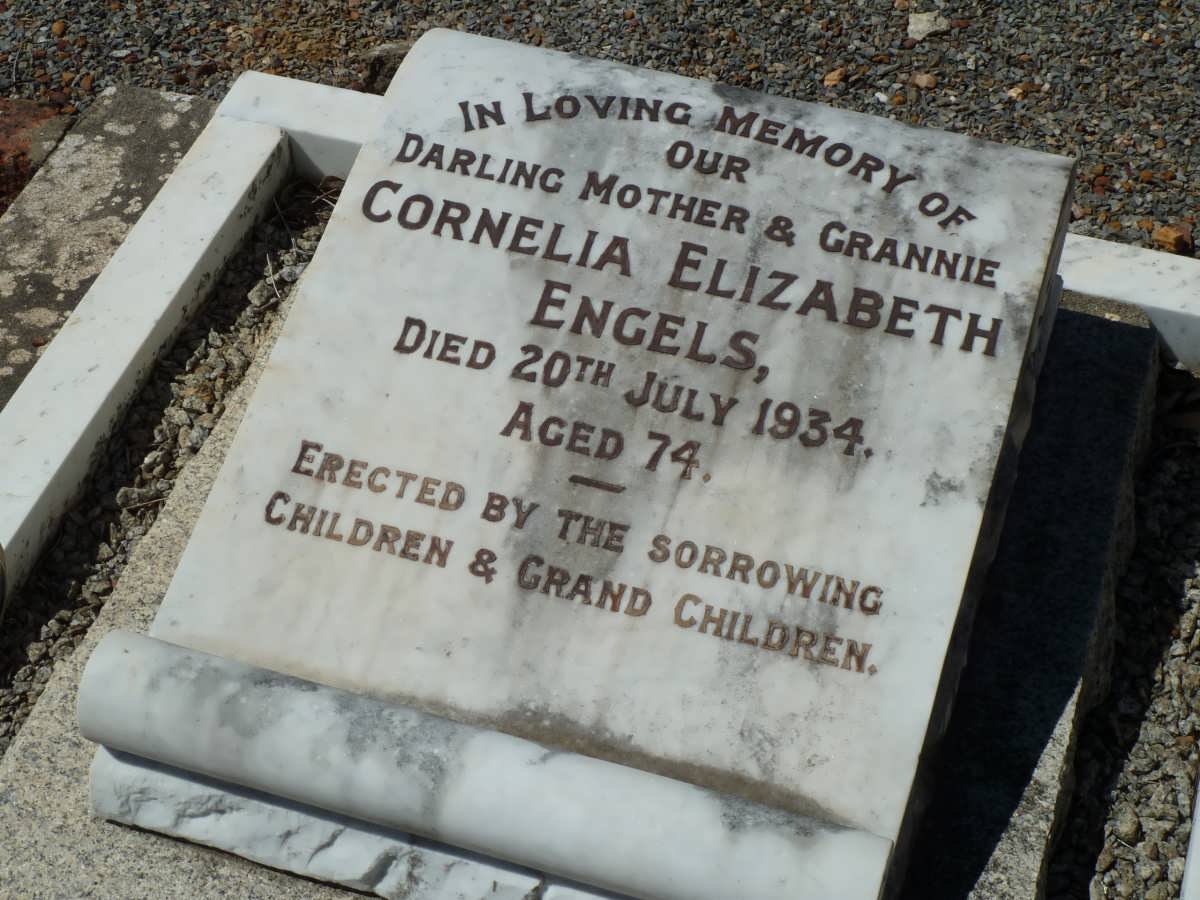 ENGELS Cornelia Elizabeth -1934