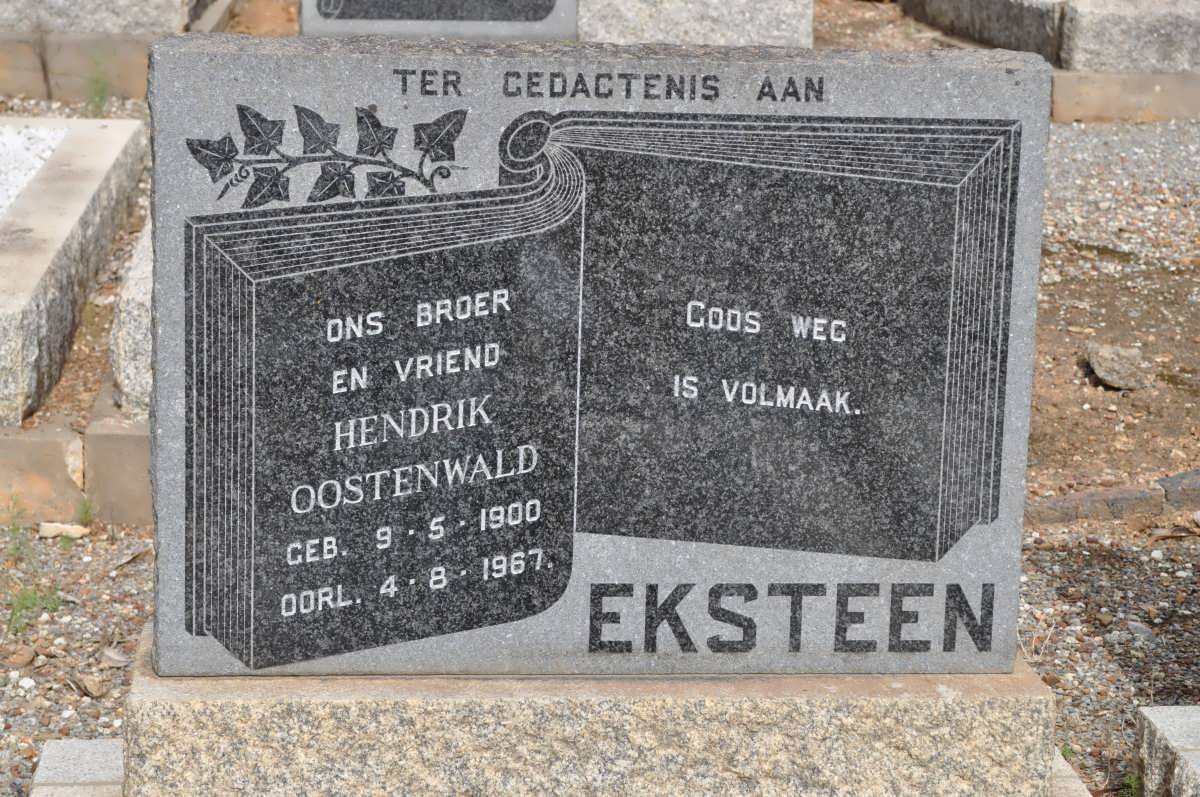 EKSTEEN Hendrik Oostenwald 1900-1967