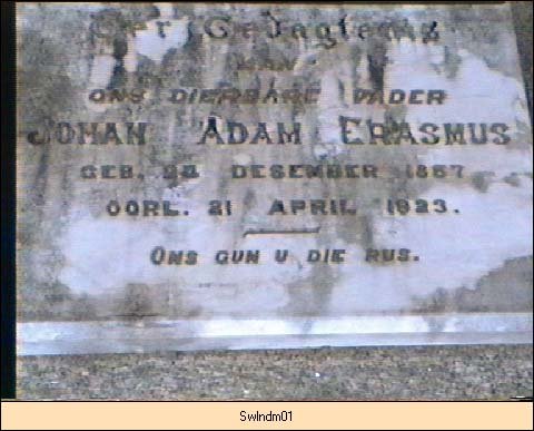 ERASMUS Johan Adam 1857-1923
