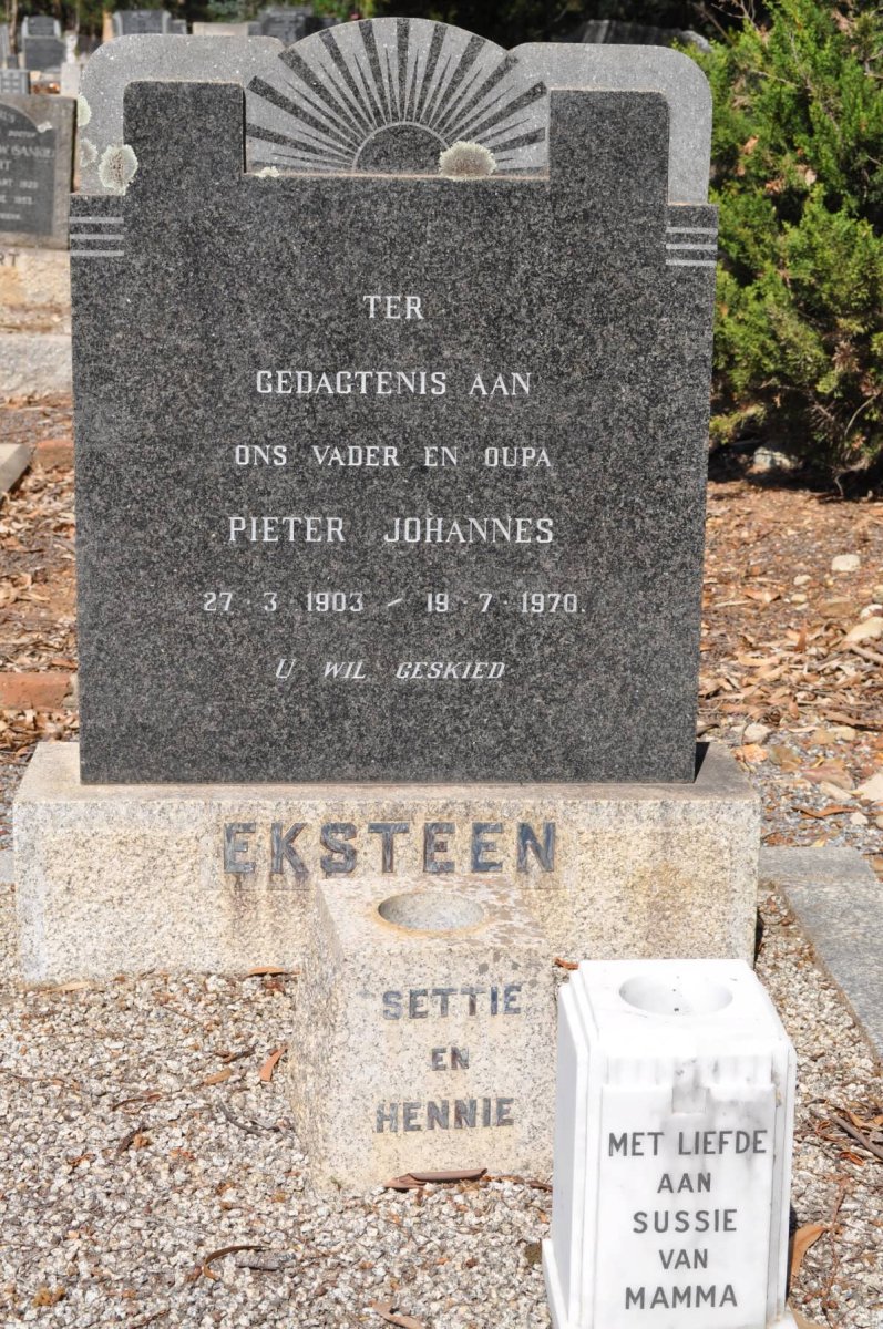 EKSTEEN Pieter Johannes 1903-1970