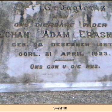 ERASMUS Johan Adam 1857-1923