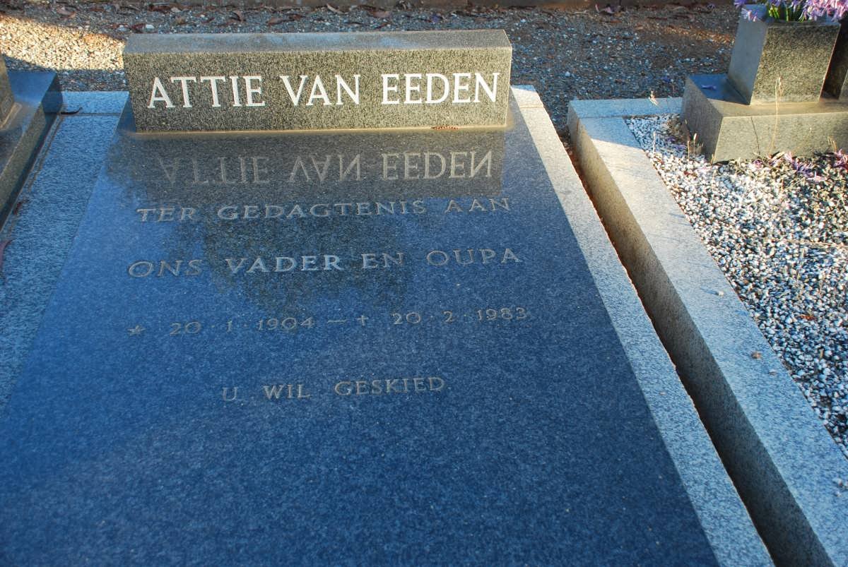 EEDEN Attie, van 1904-1983
