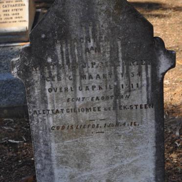 GILIOMEE Matthyas J.P. 1834-1911