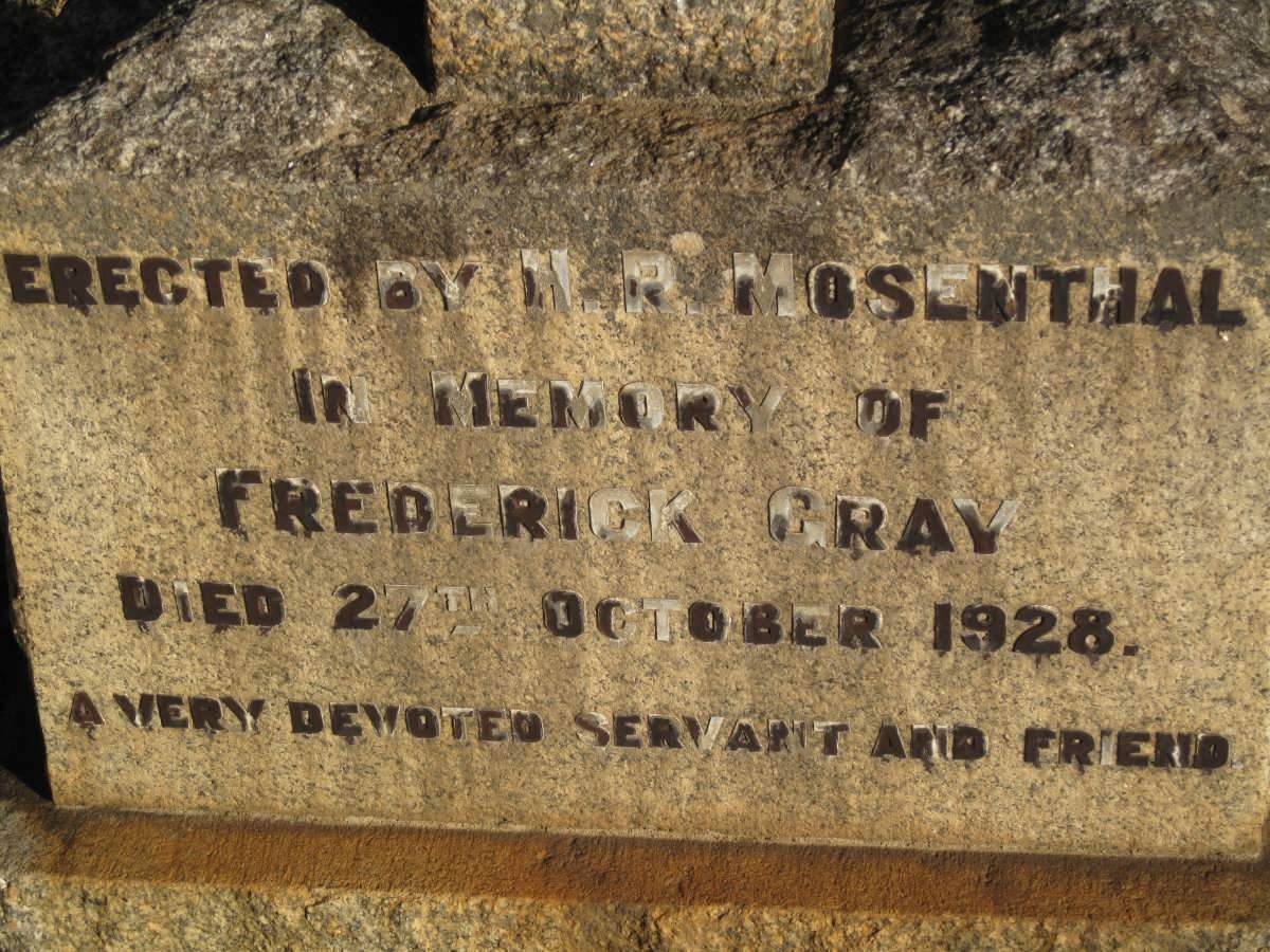 GRAY Frederick -1928