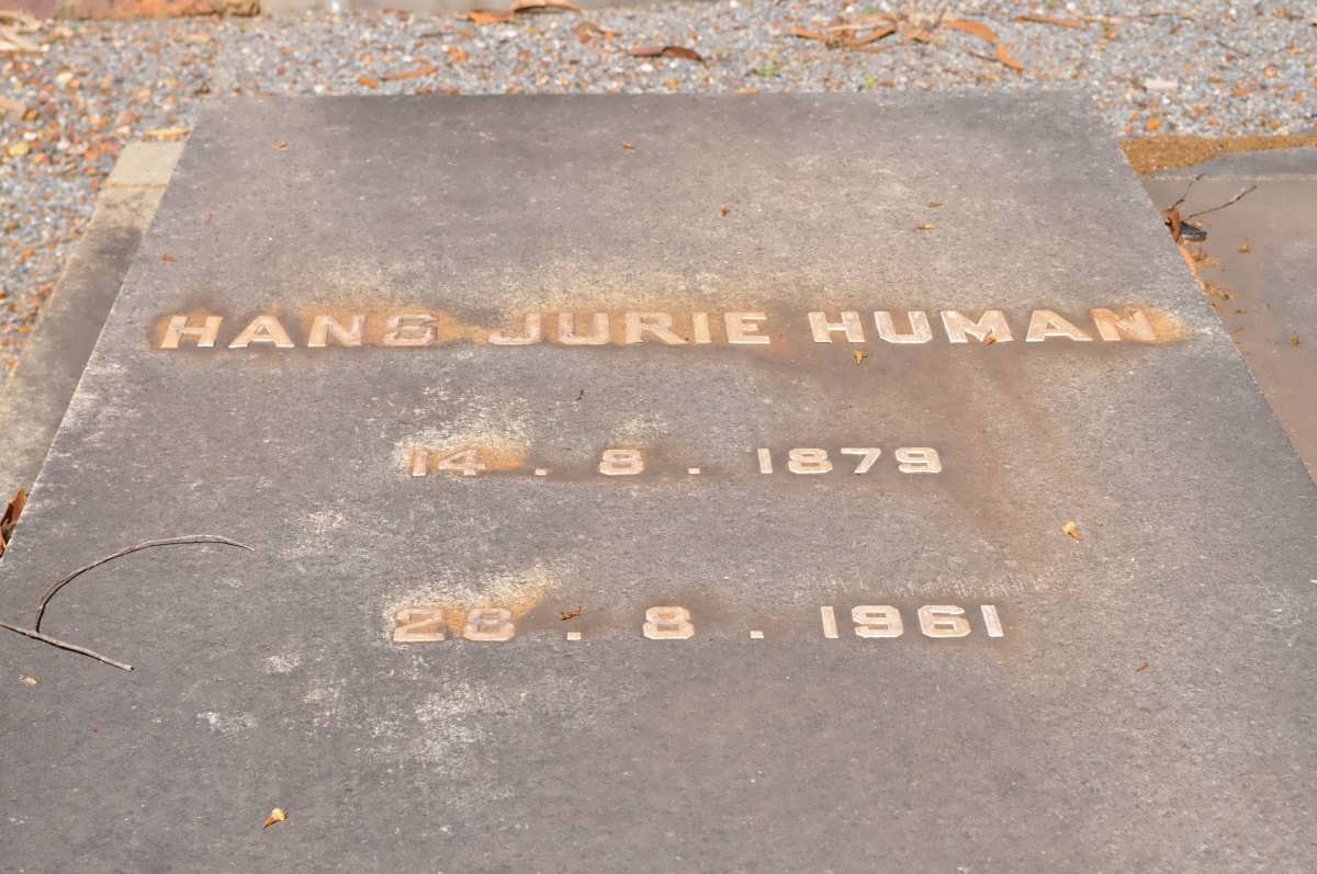 HUMAN Hans Jurie 1879-1961