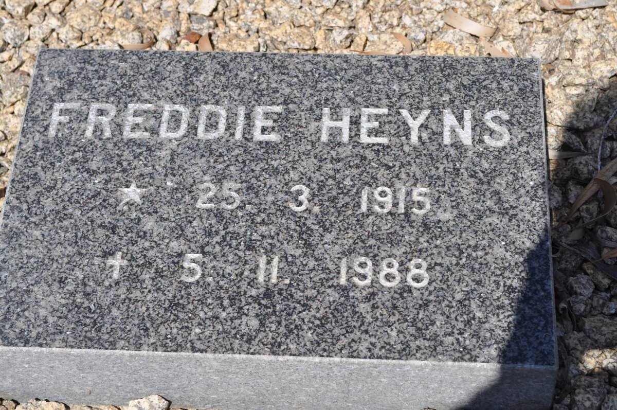 HEYNS Freddie 1915-1988
