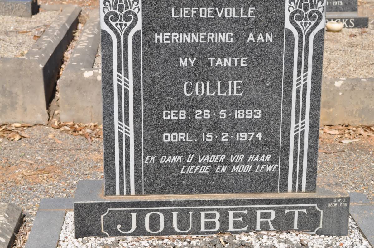 JOUBERT Collie 1893-1974
