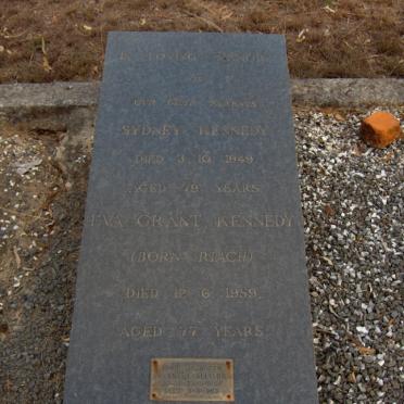 KENNEDY Sydney  -1949 &amp; Eva Grant RIACH  -1959 :: KENNEDY Blanche Allison 1907-1963