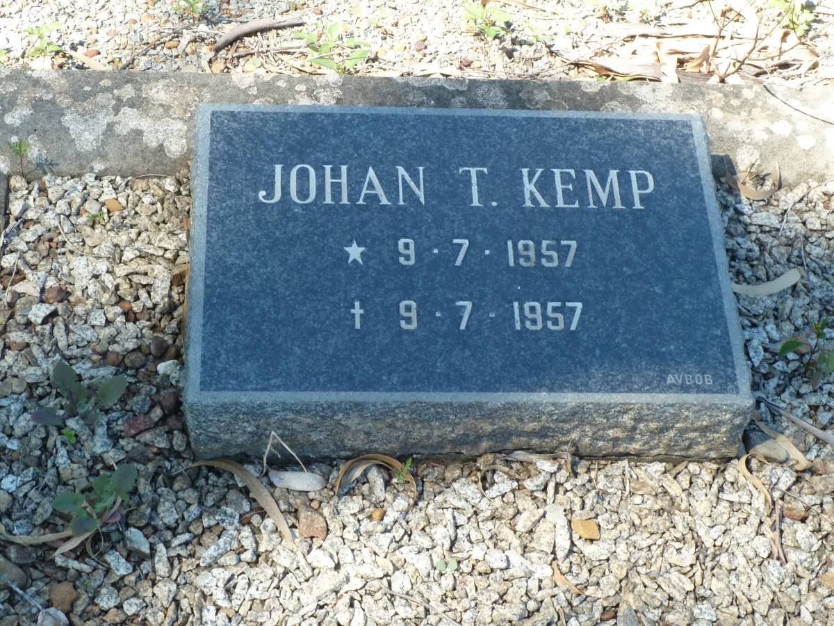 KEMP Johan T. 1957-1957