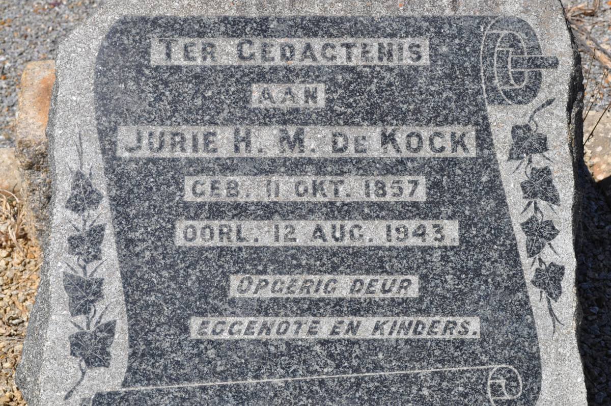 KOCK Jurie H.M., de 1857-1943