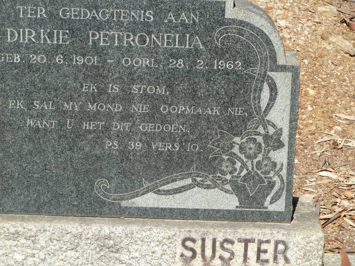 LOURENS Dirkie Petronella 1901-1962