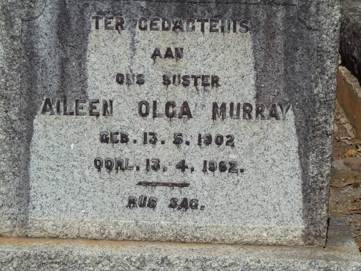 MURRAY Aileen Olga 1902-1962