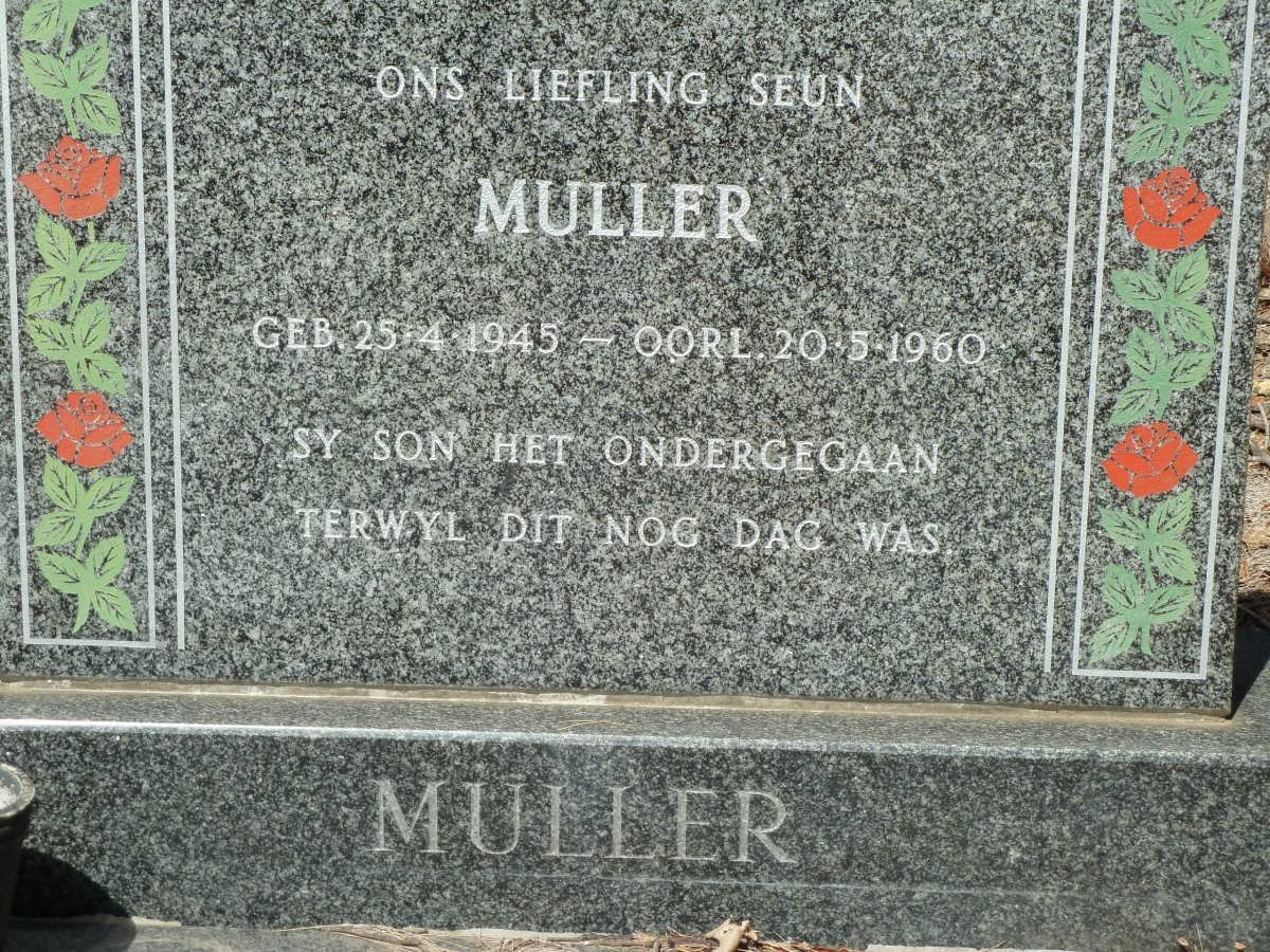 MÜLLER Muller 1945-1960
