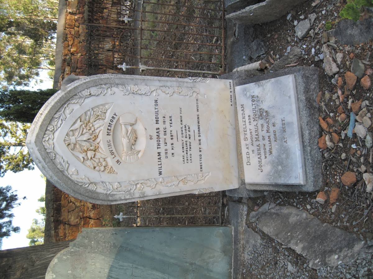 MOULTON William Thomas -1913 &amp; Johanna Maria -1938