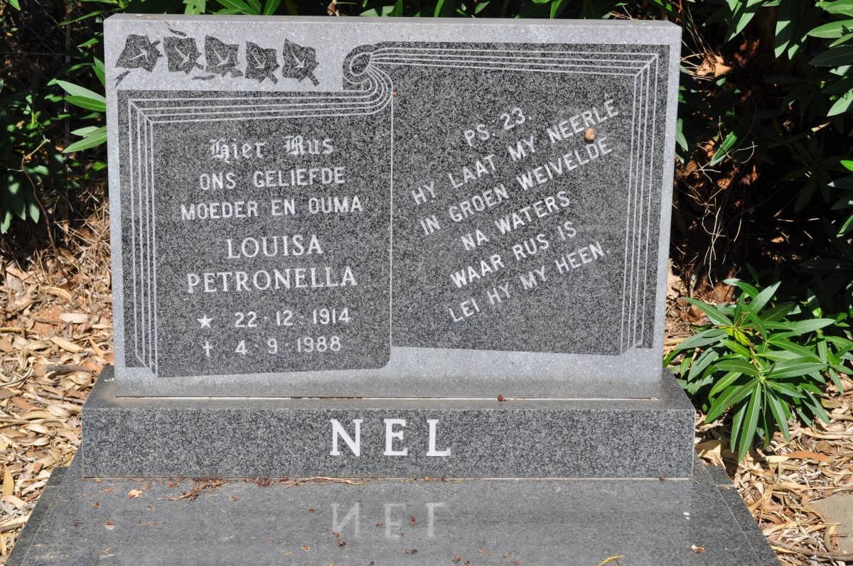 NEL Louisa Petronella 1914-1988