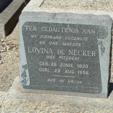 NECKER Lovina, de nee PITCHER 1920-1956