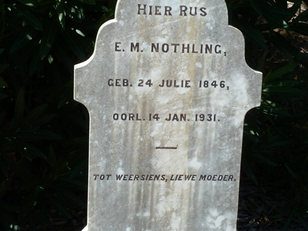 NOTHLING E.M. 1846-1931