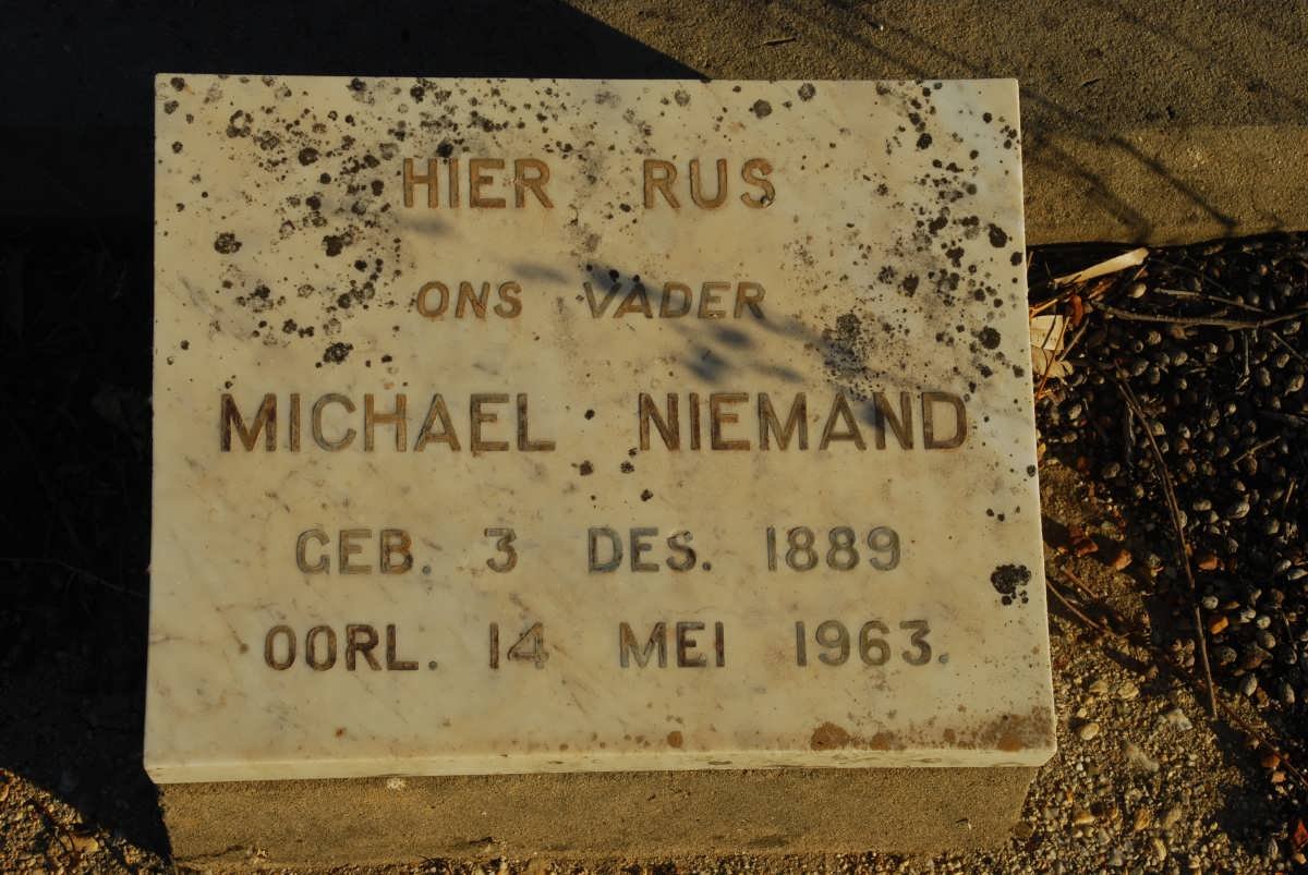 NIEMAND Michael 1889-1963