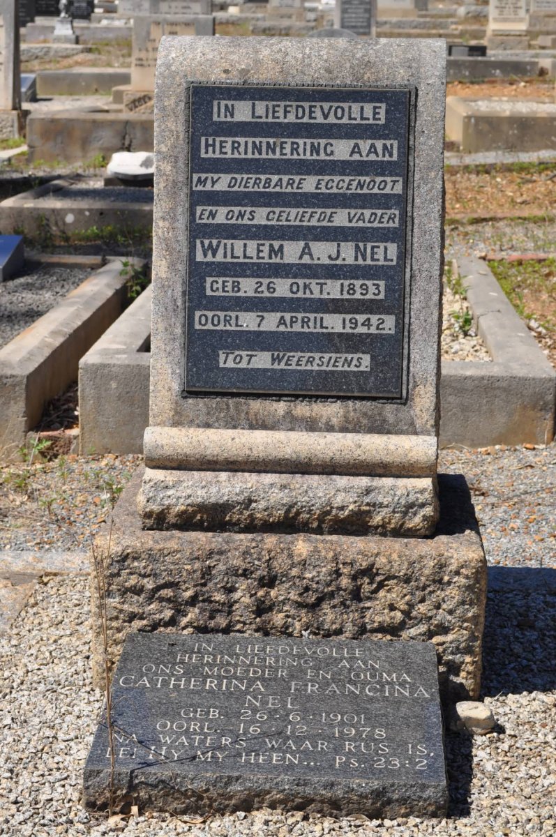 NEL Willem A.J. 1893-1942 &amp; Catherina Francina 1901-1978