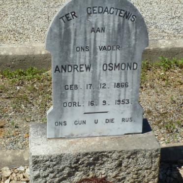 OSMOND Andrew 1866-1953