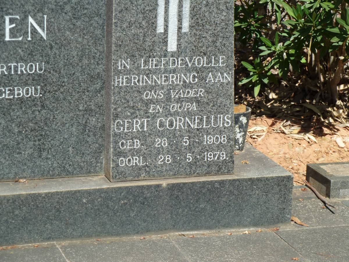 OOSTHUIZEN Gert Corneluis 1908-1979
