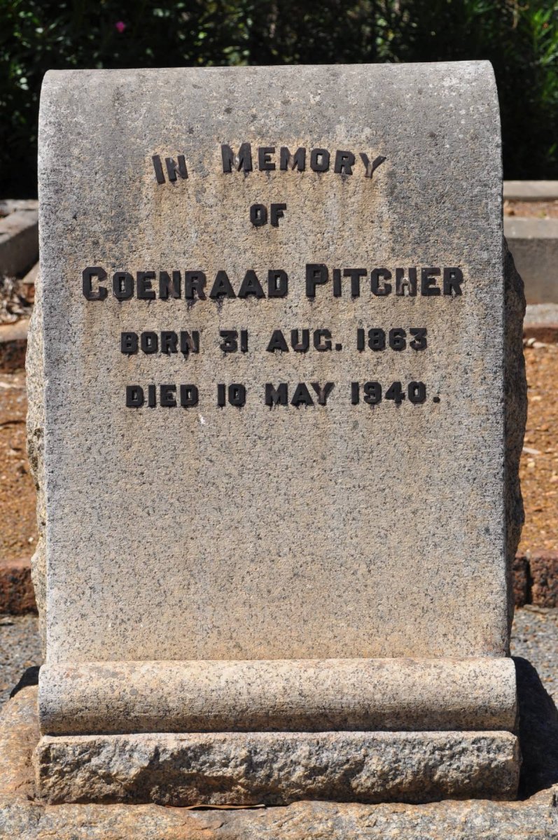 PITCHER Coenraad 1863-1940