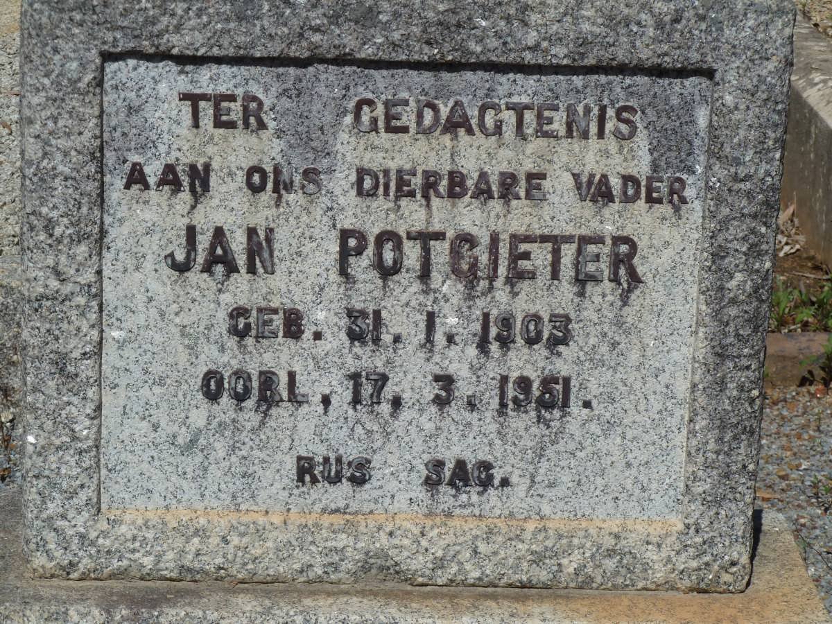 POTGIETER Jan 1903-1951