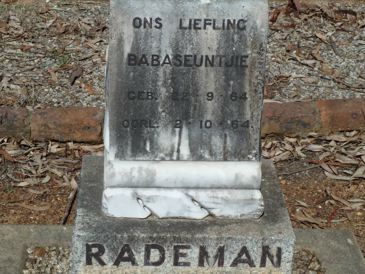 RADEMAN ? 1964-1964