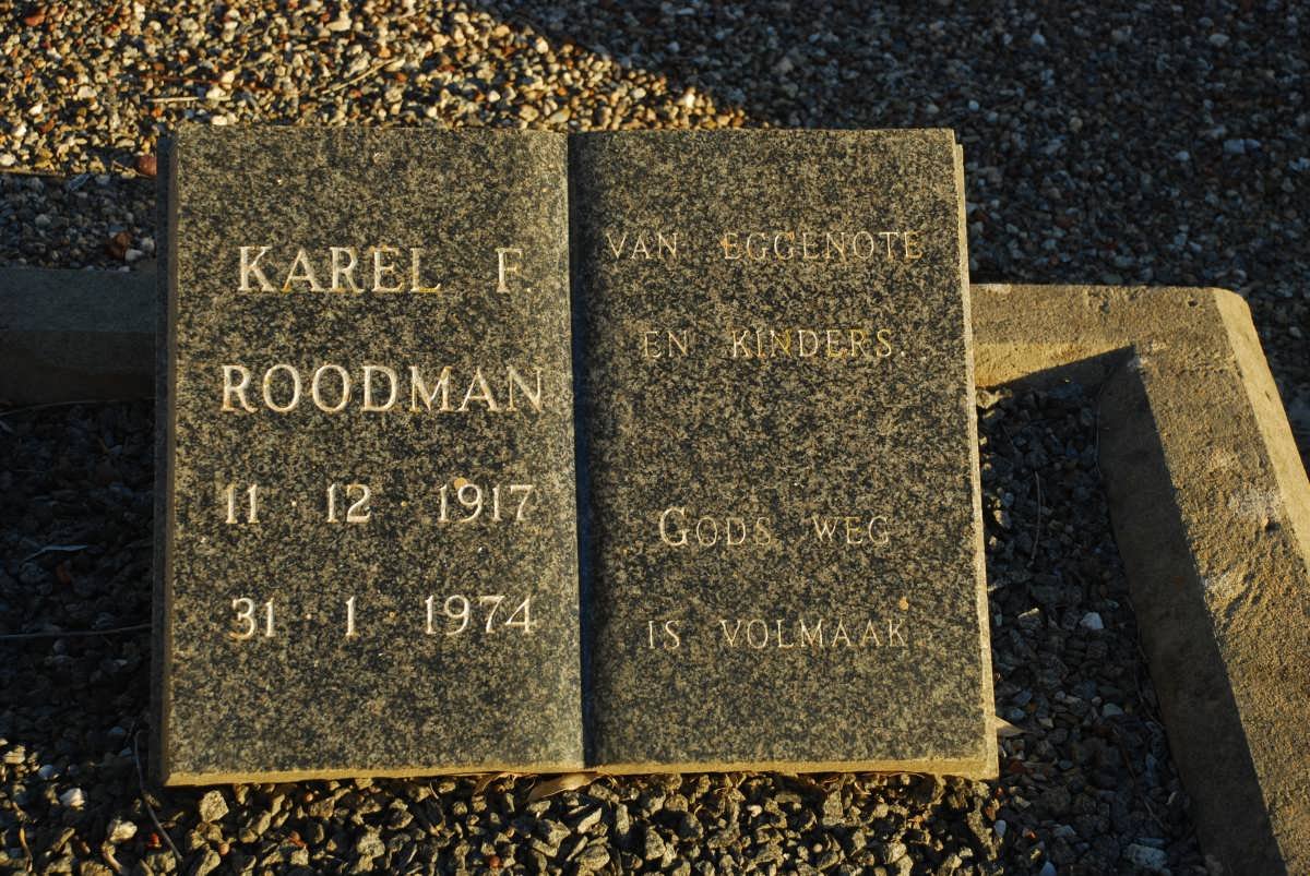 ROODMAN Karel F. 1917-1974