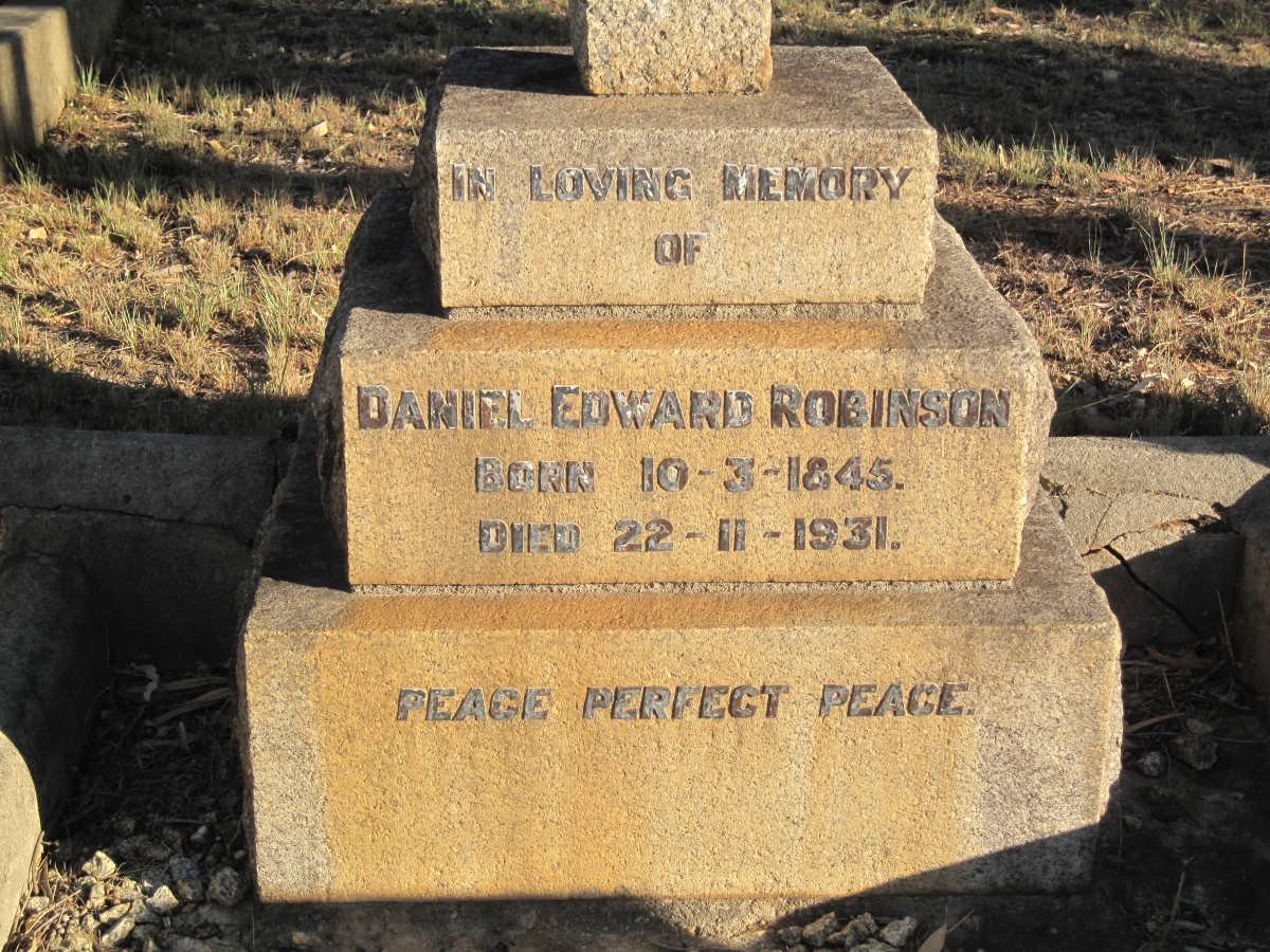 ROBINSON Daniel Edward 1845-1931