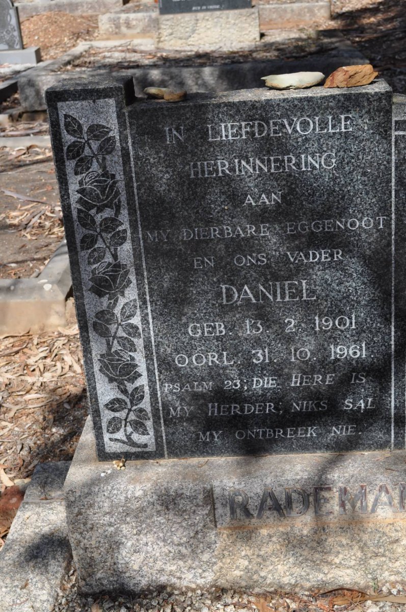 RADEMAN Daniel 1901-1961