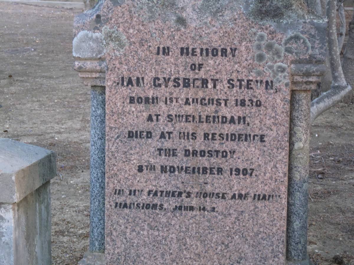 STEYN Jan Gysbert 1830-1907