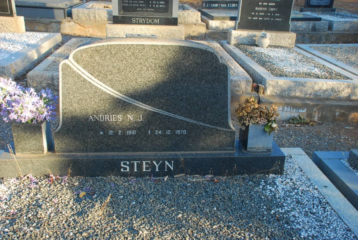 STEYN Andries N.J. 1910-1970