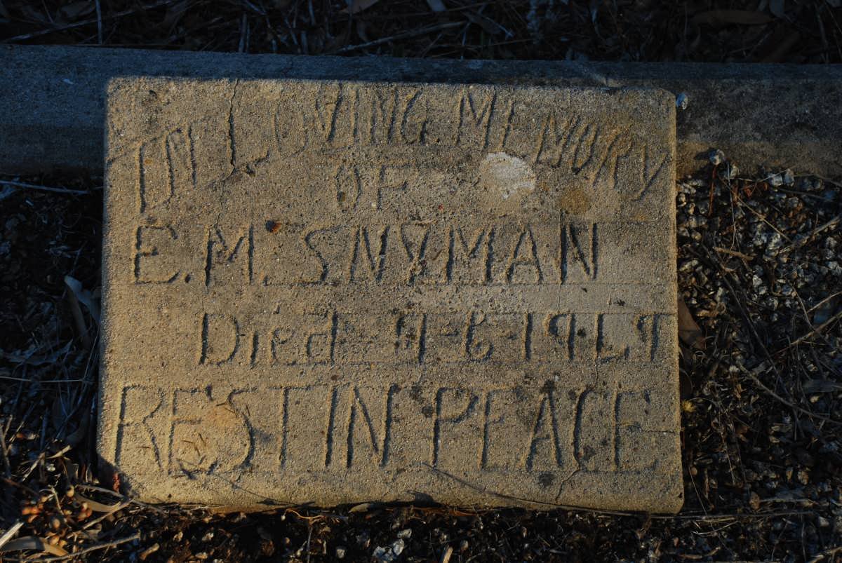 SNYMAN E.M. -1949