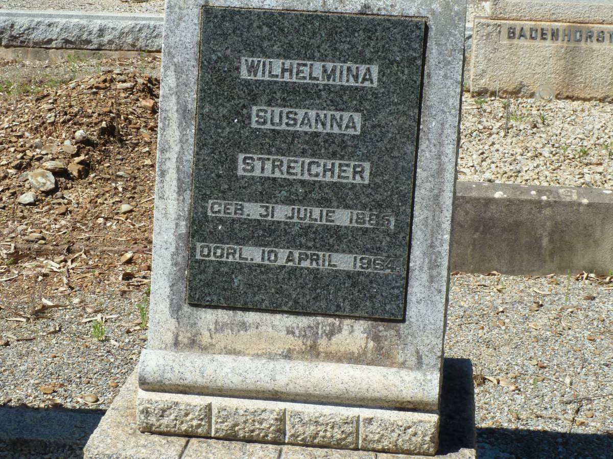 STREICHER Wilhelmina Susanna 1885-1964