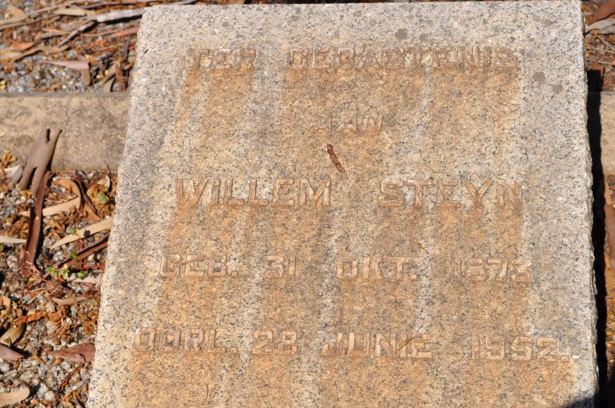 STEYN Willem 1873-1952