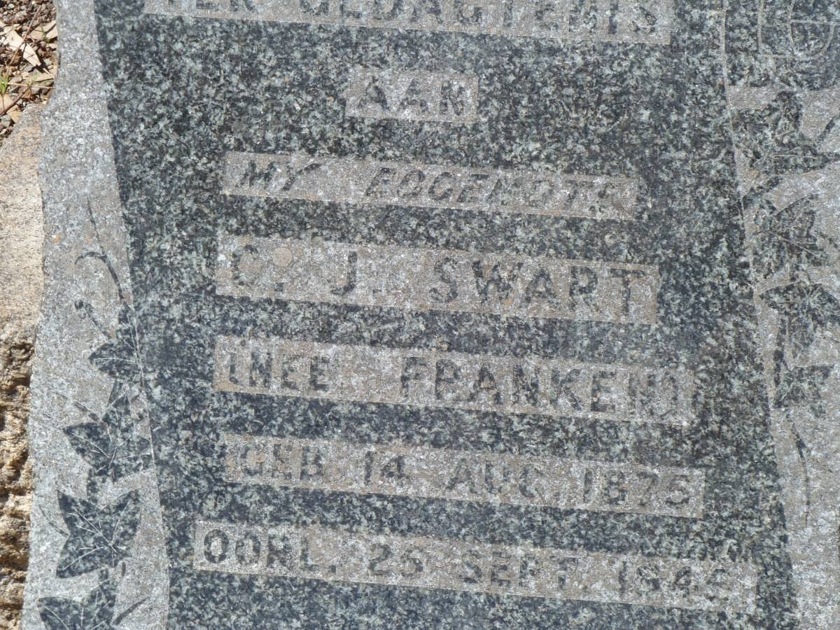 SWART C.J. nee FRANKEN 1875-1945