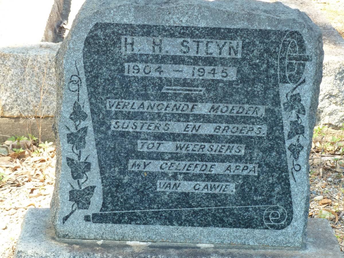 STEYN H.H. 1904-1945