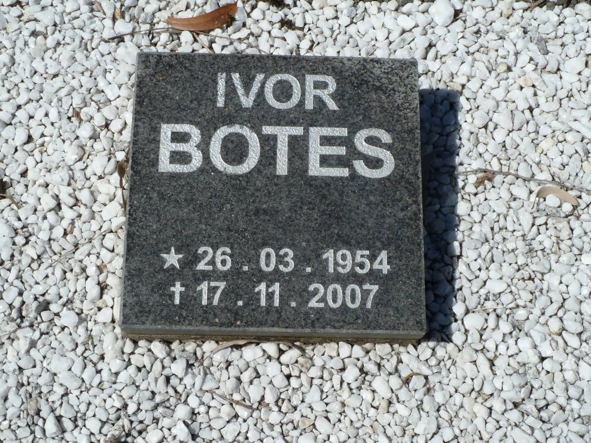 BOTES Ivor 1954-2007