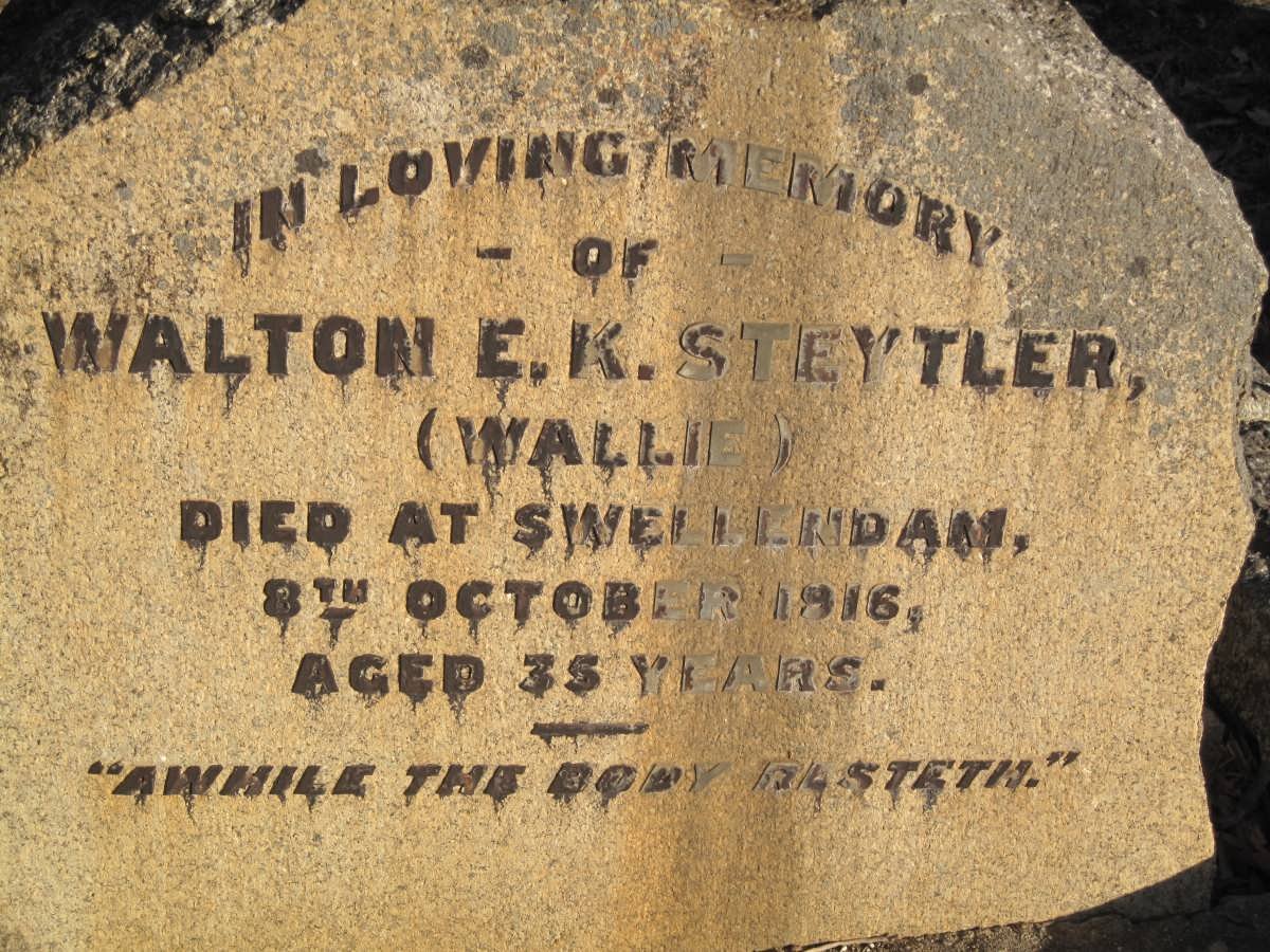 STEYTLER Walton E.K. -1916
