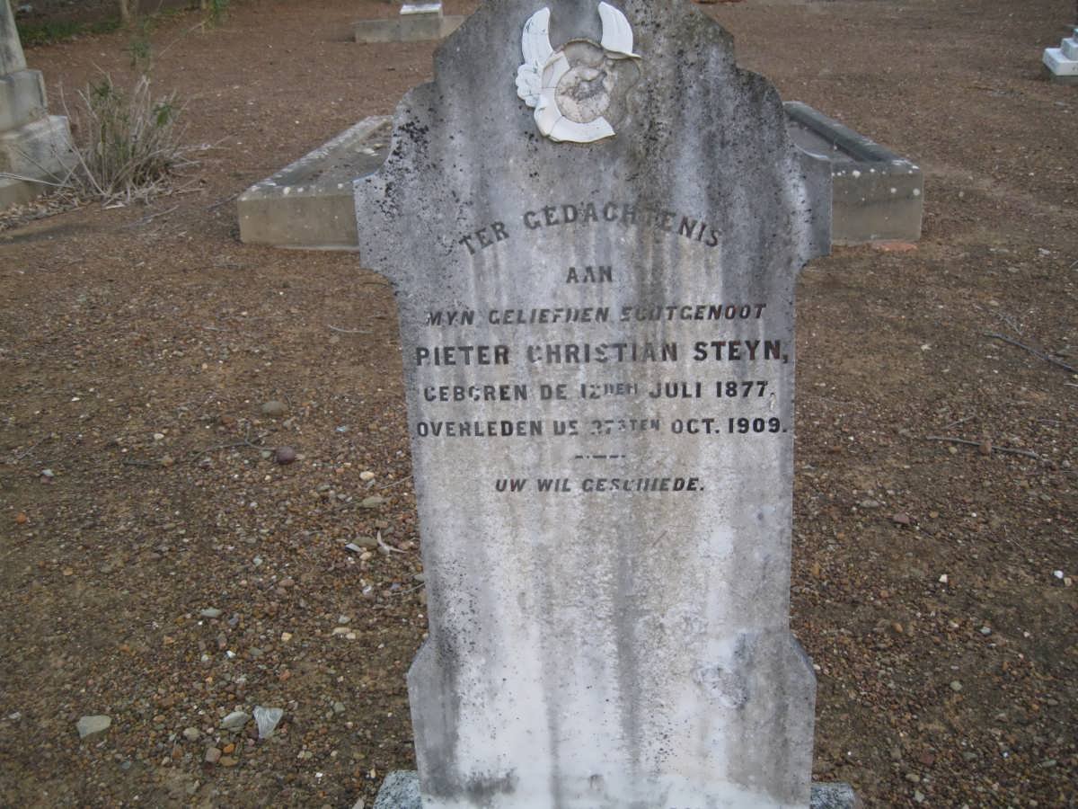 STEYN Pieter Christian 1877-1909