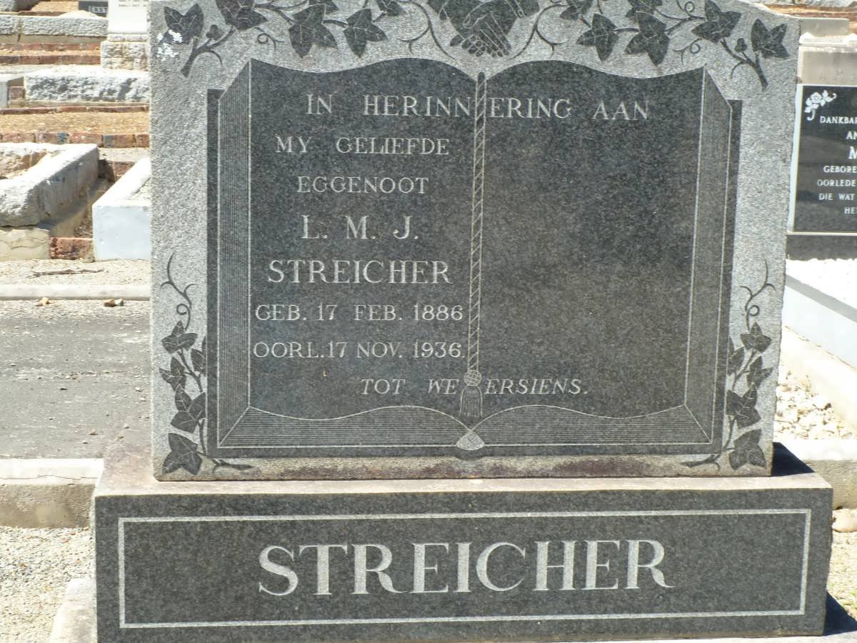 STREICHER L.M.J. 1886-1936