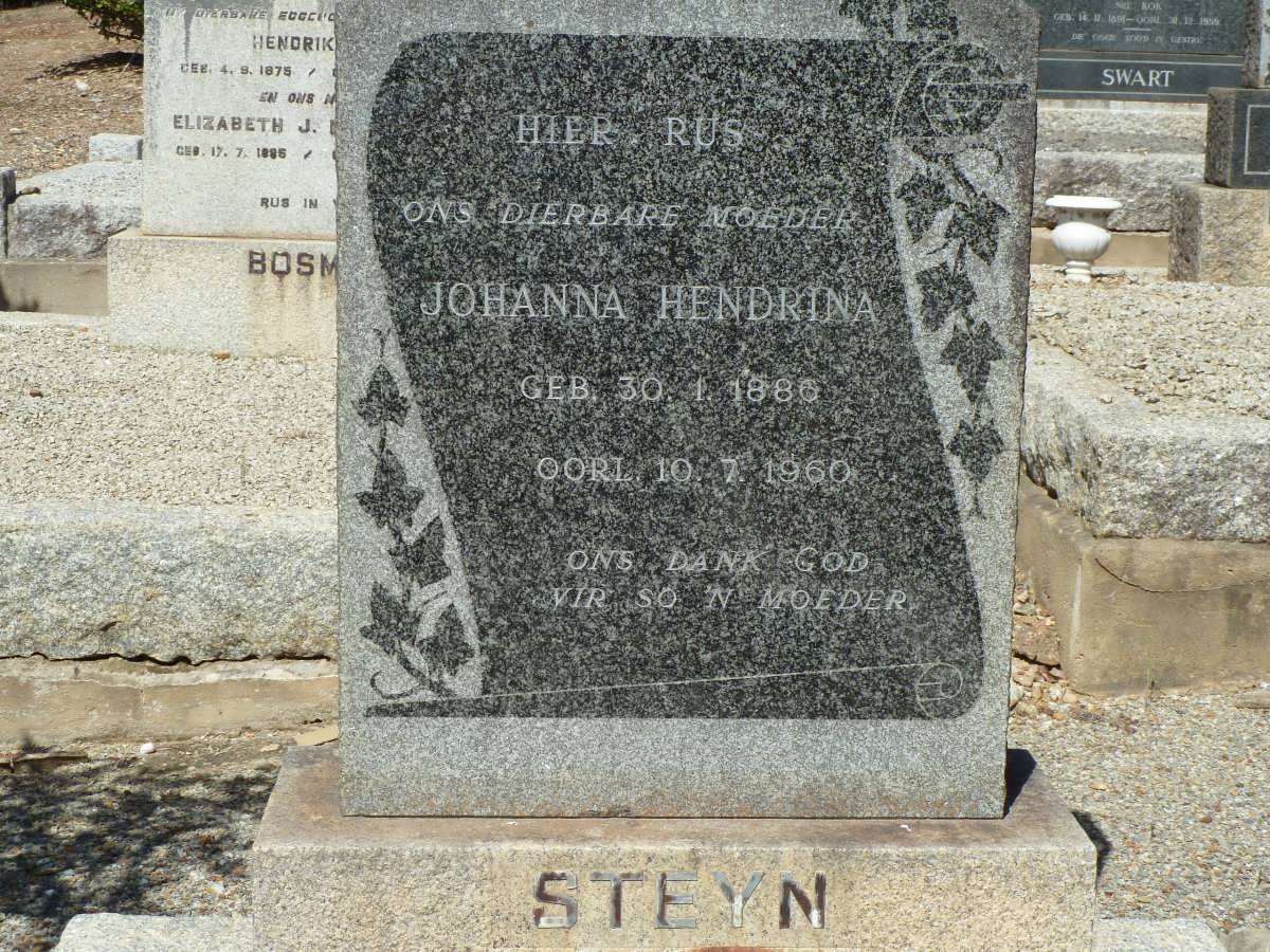 STEYN Johanna Hendrina 1886-1960